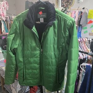 L.L. Bean Green Puffer Jacket